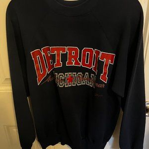Detroit Michigan Crewneck Sweatshirt